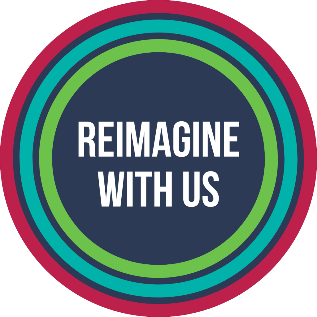 Logo of SVP Seattle's Reimagine Campaign